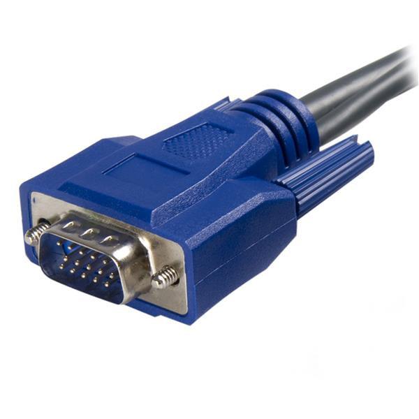 STARTECH 6 ft Ultra-Thin USB VGA 2-in-1 KVM Cable (SVUSBVGA6)