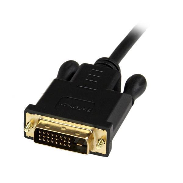 STARTECH 6ft (1.8m) DisplayPort to DVI Cable - 1080p Video - Active DisplayPort to DVI Adapter Cable - DisplayPort to DVI-D Cable Single Link - DP 1.2 to DVI Monitor Cable Converter (DP2DVIMM6BS) (DP2DVIMM6BS)