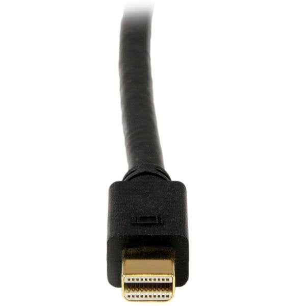 STARTECH 6ft (1.8m) Mini DisplayPort to DVI Cable - Mini DP to DVI Adapter Cable - 1080p Video - Passive mDP 1.2 to DVI-D Single Link - mDP or Thunderbolt 1|2 Mac|PC to DVI Monitor (MDP2DVIMM6B) (MDP2DVIMM6B)
