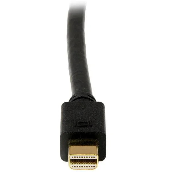 STARTECH 6ft (1.8m) Mini DisplayPort to DVI Cable - Mini DP to DVI Adapter Cable - 1080p Video - Passive mDP 1.2 to DVI-D Single Link - mDP or Thunderbolt 1|2 Mac|PC to DVI Monitor (MDP2DVIMM6B) (MDP2DVIMM6B)