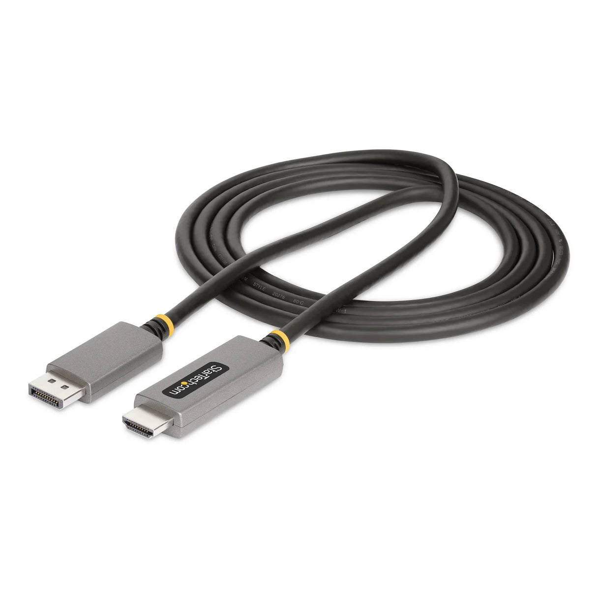 STARTECH 6ft (2m) DisplayPort to HDMI Adapter Cable | 8K 60Hz | 4K 144Hz | HDR10 | DP 1.4 to HDMI 2.1 Active Video Converter | DisplayPort Desktop to HDMI Monitor (133DISPLAYPORTHDMI21) (133DISPLAYPORTHDMI21)