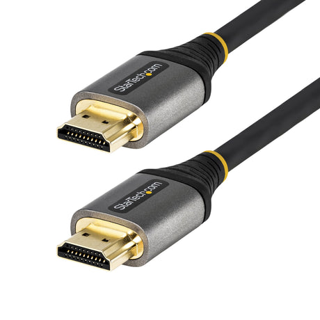 STARTECH 6ft (2m) HDMI 2.1 Cable 8K - Certified Ultra High Speed HDMI Cable 48Gbps - 8K 60Hz|4K 120Hz HDR10+ eARC - Ultra HD 8K HDMI Cable - Monitor|TV|Display - Flexible TPE Jacket (HDMM21V2M)