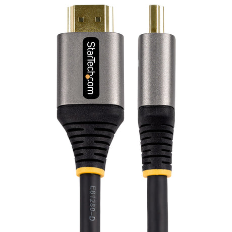 STARTECH 6ft (2m) HDMI 2.1 Cable 8K - Certified Ultra High Speed HDMI Cable 48Gbps - 8K 60Hz|4K 120Hz HDR10+ eARC - Ultra HD 8K HDMI Cable - Monitor|TV|Display - Flexible TPE Jacket (HDMM21V2M)