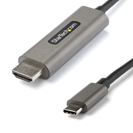 STARTECH 6ft (2m) USB C to HDMI Cable 4K 60Hz w| HDR10 - Ultra HD USB Type-C to 4K HDMI 2.0b Video Adapter Cable - USB-C to HDMI HDR Monitor|Display Converter - DP 1.4 Alt Mode HBR3 (CDP2HDMM2MH) (CDP2HDMM2MH)