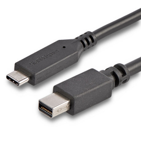 STARTECH 6ft | 2m USB-C to Mini DisplayPort Cable - 4K 60Hz - Black - USB 3.1 Type C to mDP Adapter (CDP2MDPMM6B) (CDP2MDPMM6B)