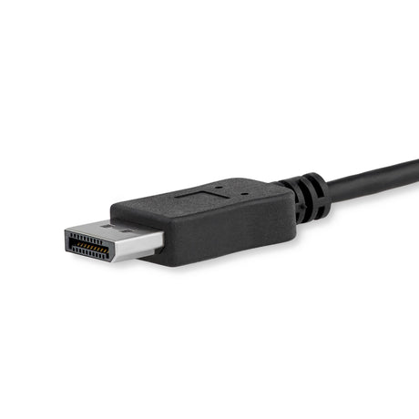 STARTECH 6ft|1.8m USB C to DisplayPort 1.2 Cable 4K 60Hz - USB-C to DisplayPort Adapter Cable HBR2 - USB Type-C DP Alt Mode to DP Monitor Video Cable - Works w| Thunderbolt 3 - Black (CDP2DPMM6B) (CDP2DPMM6B)