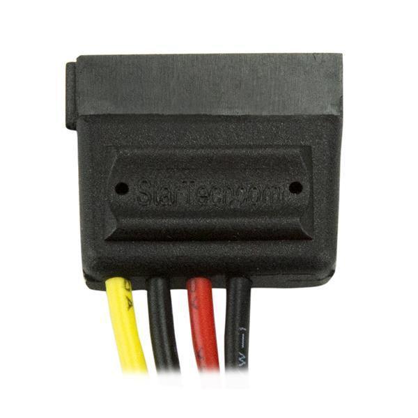 STARTECH 6in 4 Pin LP4 to SATA Power Cable Adapter - LP4 to SATA - 6in LP4 to SATA Cable - 4 pin to SATA power (SATAPOWADAP)
