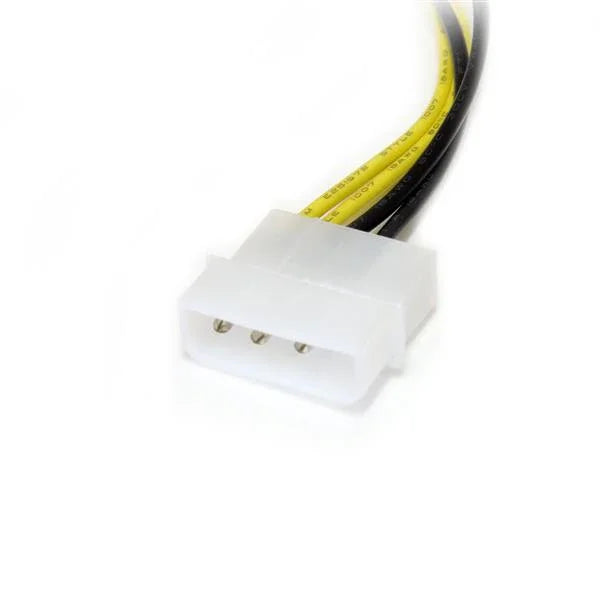 STARTECH 6in LP4 to 8 Pin PCI Express Video Card Power Cable Adapter - lp4 to PCI express - molex to 8 pin PCIe (LP4PCIEX8ADP)