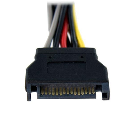 STARTECH 6in SATA Power Y Splitter Cable Adapter - M|F - 6in SATA power Y Cable - 6in SATA power Splitter (PYO2SATA)
