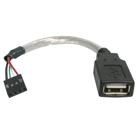 STARTECH 6in USB 2.0 Cable - USB A Female to USB Motherboard 4 Pin Header F|F (USBMBADAPT)