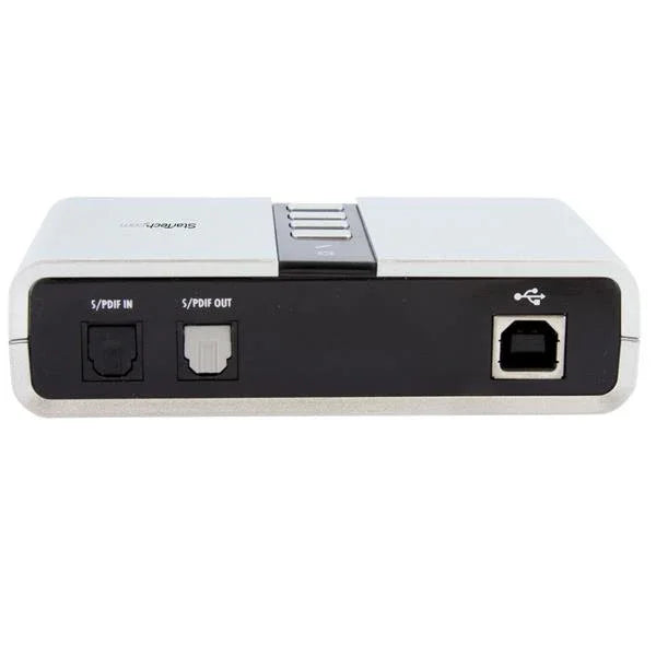 STARTECH 7.1 USB Sound Card - External Sound Card for Laptop with SPDIF Digital Audio - Sound Card for PC - Silver (ICUSBAUDIO7D) (ICUSBAUDIO7D)