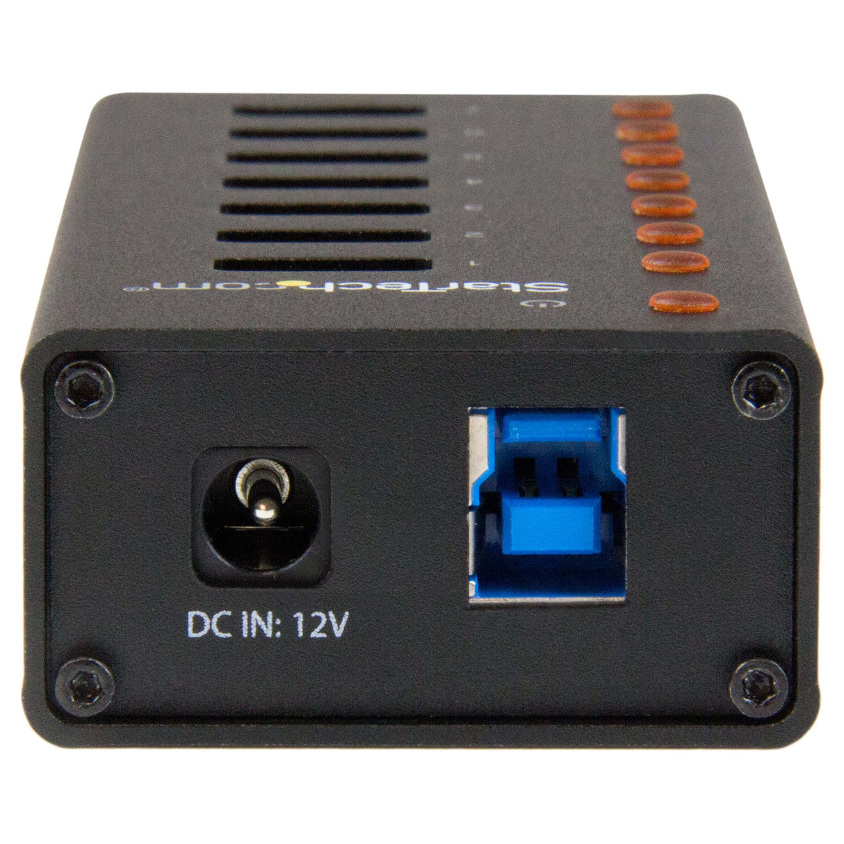 STARTECH 7 Port USB 3.0 Hub (5 Gbps) - Metal Enclosure - Desktop or Wall Mountable - Rugged & industrial Powered USB Expander and Splitter Hub (ST7300U3M) (ST7300U3M)