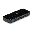 STARTECH 7 Port USB 3.0 Hub | Up To 5 Gbps | 7 x USB | Universal Multi Port USB Extender for Your Desktop | USB Powered (ST7300USB3B) (ST7300USB3B)