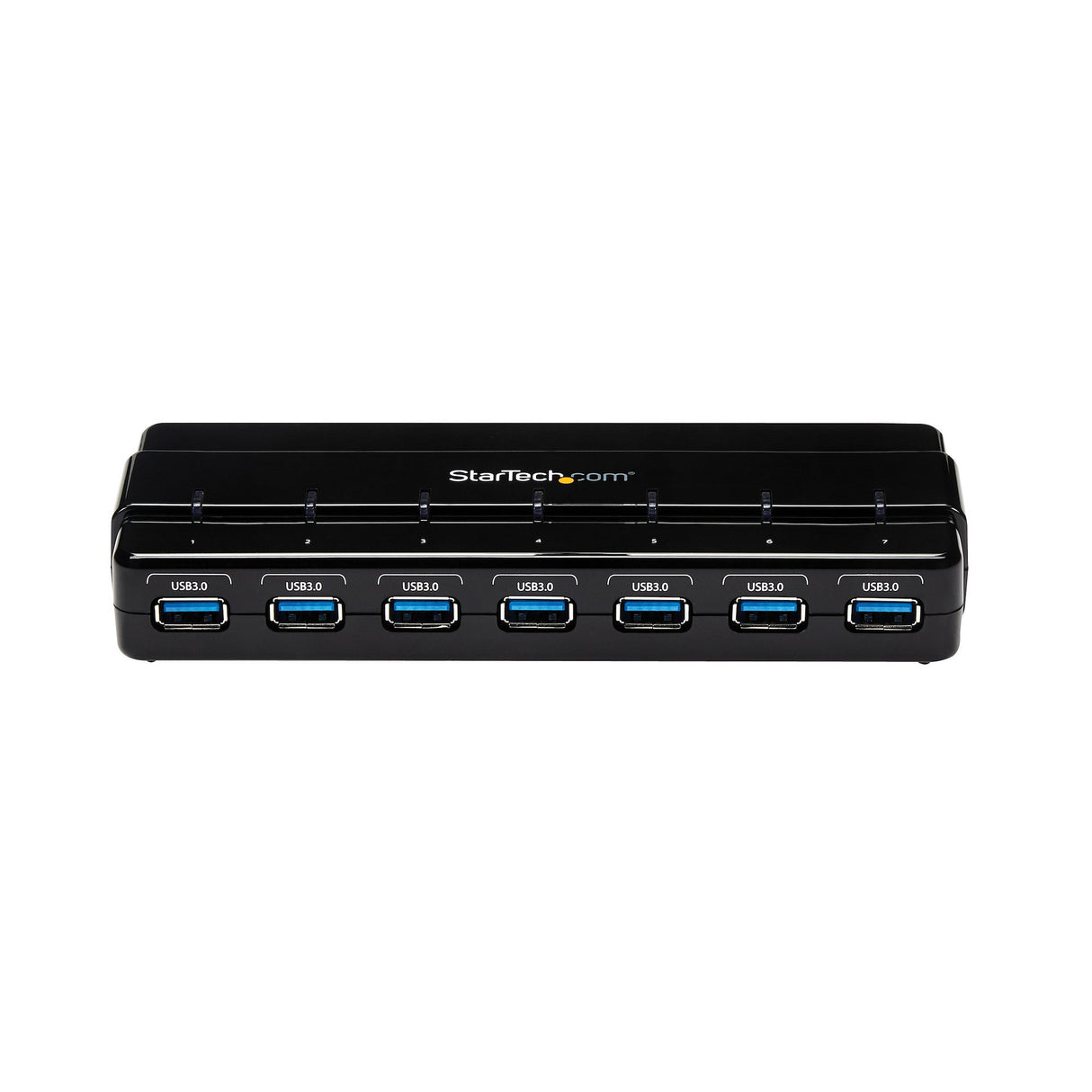 STARTECH 7 Port USB 3.0 Hub | Up To 5 Gbps | 7 x USB | Universal Multi Port USB Extender for Your Desktop | USB Powered (ST7300USB3B) (ST7300USB3B)
