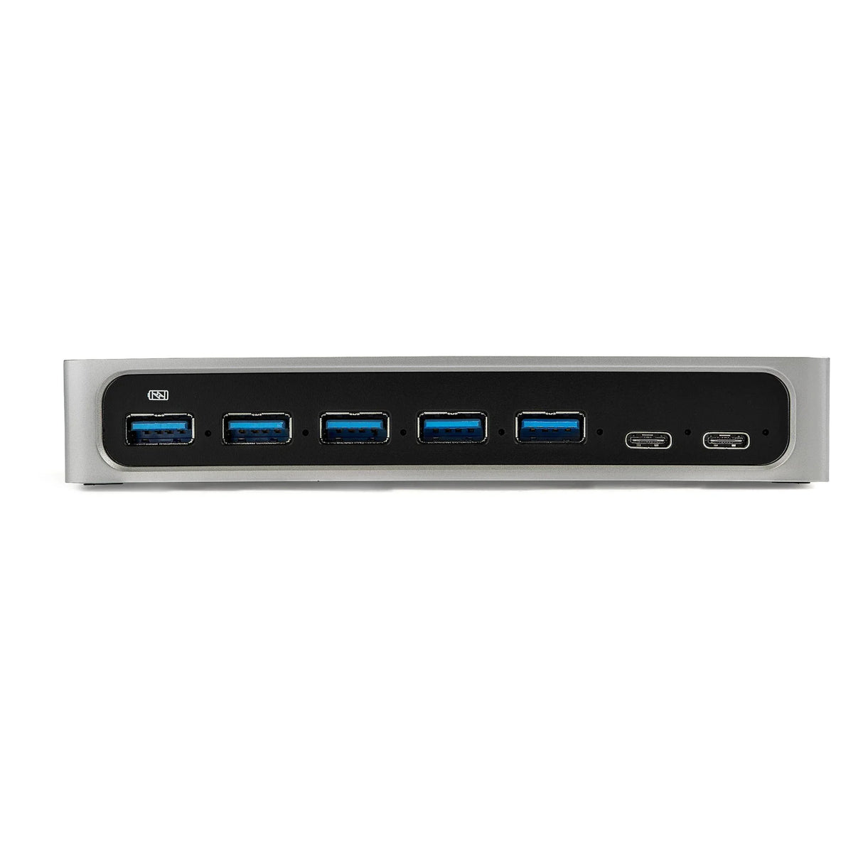 STARTECH 7 Port USB C Hub with Fast Charge Port - USB-C to 5x USB-A 2x USB-C (USB 3.0 SuperSpeed) - Self Powered USB 3.0 (5Gbps) Type-C Hub w| Power Adapter - Desktop|Laptop Hub (HB30C5A2CSC) (HB30C5A2CSC)