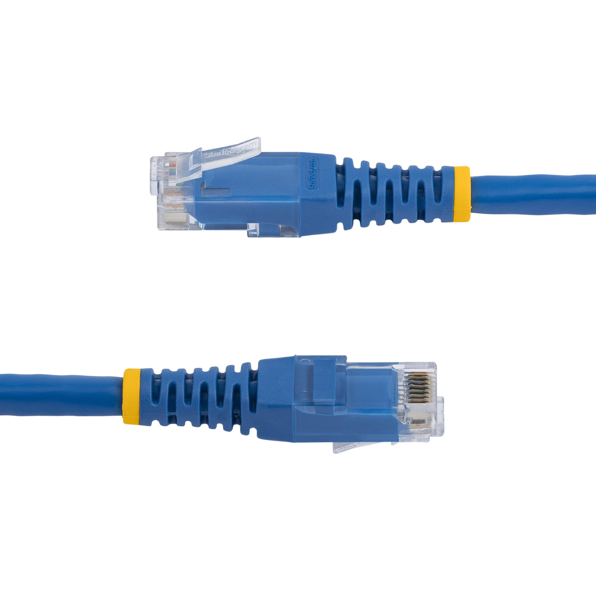 STARTECH 7ft CAT6 Ethernet Cable - Blue CAT 6 Gigabit Ethernet Wire -650MHz 100W PoE RJ45 UTP Molded Network|Patch Cord w|Strain Relief|Fluke Tested|Wiring is UL Certified|TIA (C6PATCH7BL) (C6PATCH7BL)