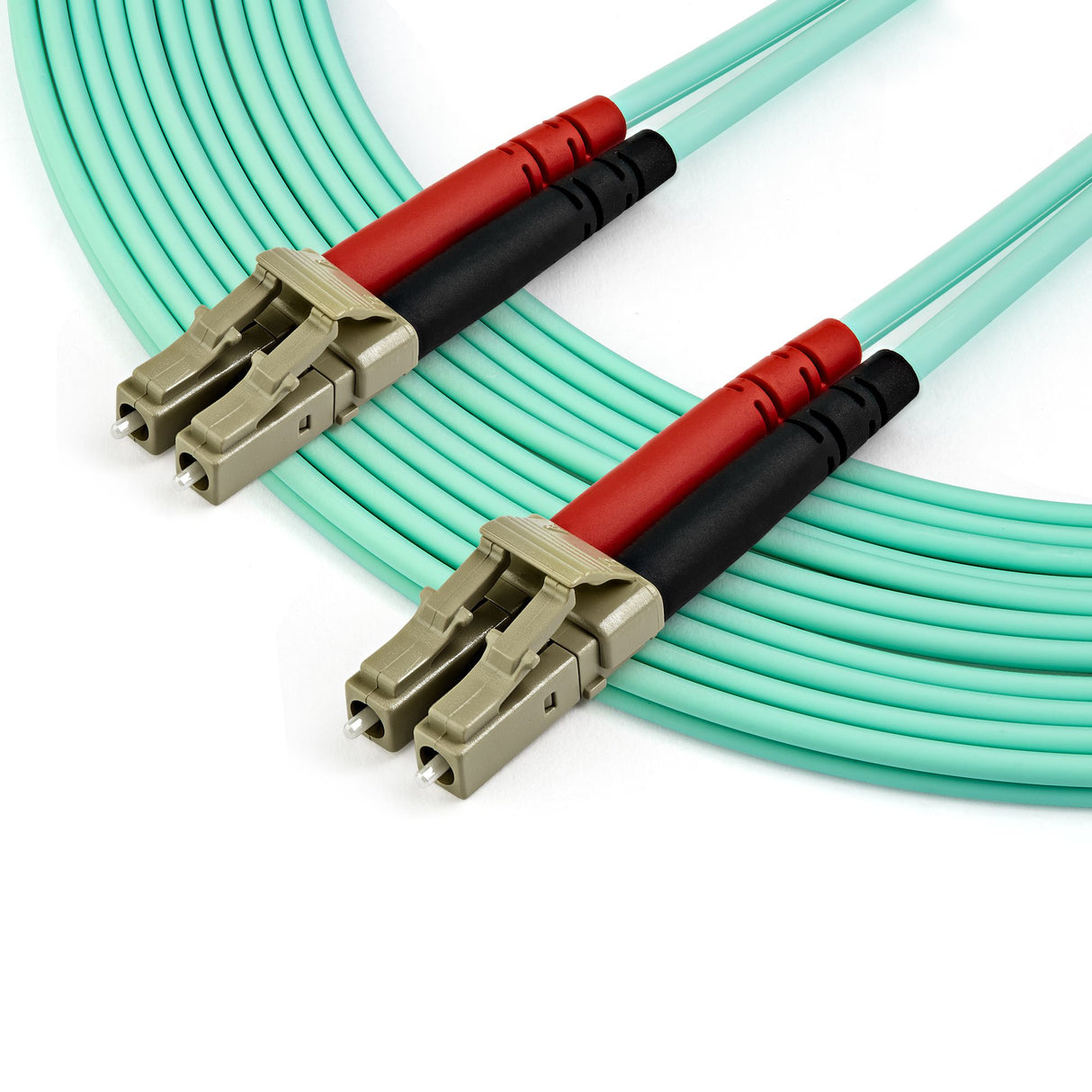 STARTECH 7m (22ft) LC|UPC to LC|UPC OM3 Multimode Fiber Optic Cable | Full Duplex 50|125µm Zipcord Fiber | 100G Networks | LOMMF|VCSEL | Below 0.3dB Insertion Loss | LSZH Fiber Patch Cord (A50FBLCLC7) (A50FBLCLC7)