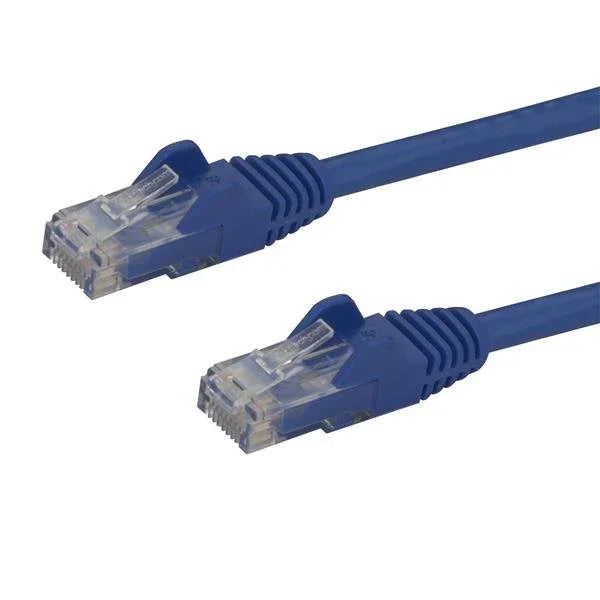 STARTECH 7m CAT6 Ethernet Cable - Blue CAT 6 Gigabit Ethernet Wire -650MHz 100W PoE RJ45 UTP Network|Patch Cord Snagless w|Strain Relief Fluke Tested|Wiring is UL Certified|TIA (N6PATC7MBL) (N6PATC7MBL)