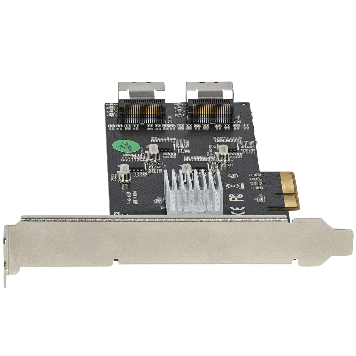 STARTECH 8 Port SATA PCIe Card - PCI Express 6Gbps SATA Expansion Adapter Card with 4 Host Controllers - SATA PCIe Controller Card - PCI-e x4 Gen 2 to SATA III - SATA HDD|SSD (8P6G-PCIE-SATA-CARD) (8P6G-PCIE-SATA-CARD)