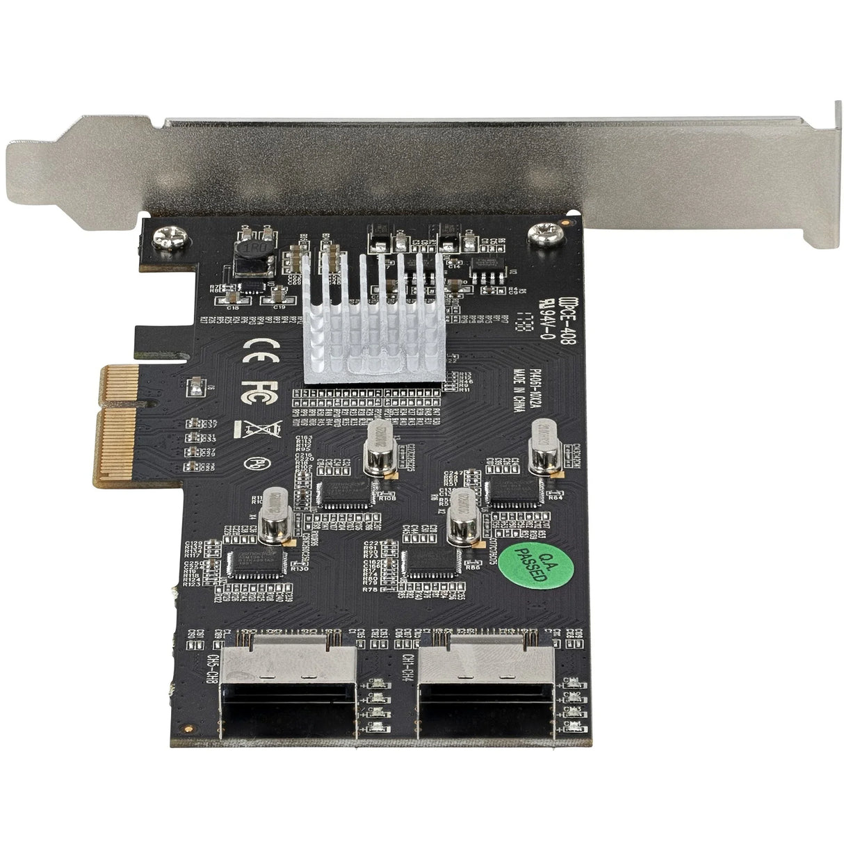 STARTECH 8 Port SATA PCIe Card - PCI Express 6Gbps SATA Expansion Adapter Card with 4 Host Controllers - SATA PCIe Controller Card - PCI-e x4 Gen 2 to SATA III - SATA HDD|SSD (8P6G-PCIE-SATA-CARD) (8P6G-PCIE-SATA-CARD)