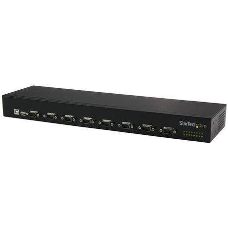 STARTECH 8-Port USB to RS232 Hub - DB9 - Rack Mount FTDI USB to Serial Adapter - USB Serial Adapter - USB to Serial RS232 Adapter (ICUSB23208FD)
