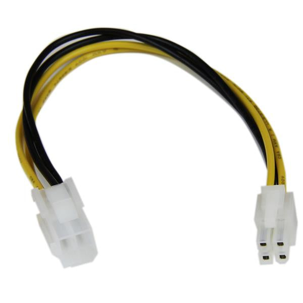 STARTECH 8in ATX12V 4 Pin P4 CPU Power Extension Cable - M|F (ATXP4EXT)