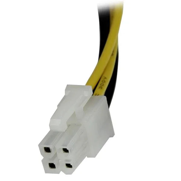 STARTECH 8in ATX12V 4 Pin P4 CPU Power Extension Cable - M|F (ATXP4EXT)
