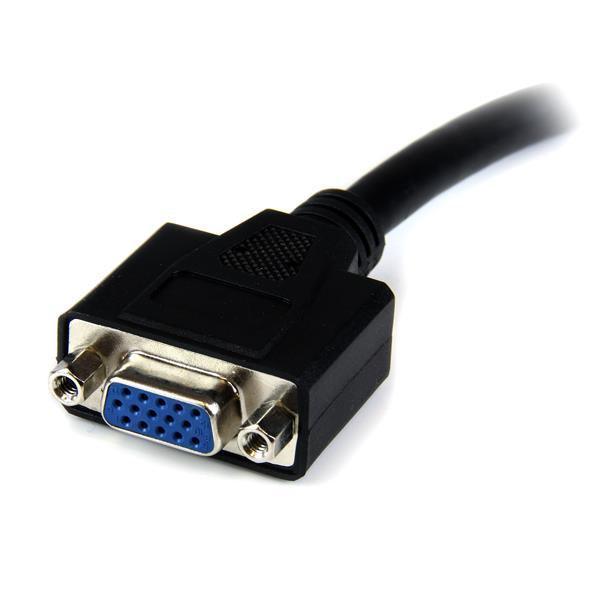 STARTECH 8in DVI to VGA Cable Adapter - DVI-I Male to VGA Female Dongle Adapter (DVIVGAMF8IN)