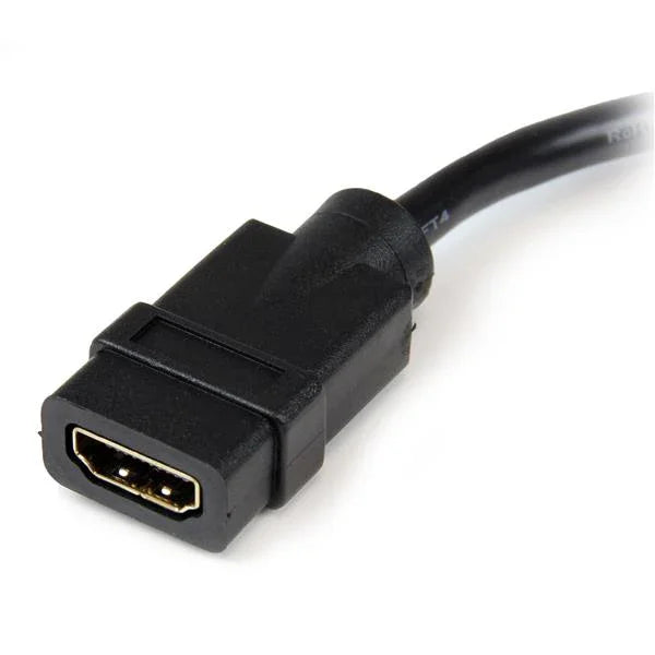STARTECH 8in HDMI to DVI-D Video Cable Adapter - HDMI Female to DVI Male - HDMI to DVI Dongle Adapter Cable (HDDVIFM8IN)