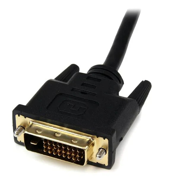 STARTECH 8in HDMI to DVI-D Video Cable Adapter - HDMI Female to DVI Male - HDMI to DVI Dongle Adapter Cable (HDDVIFM8IN)
