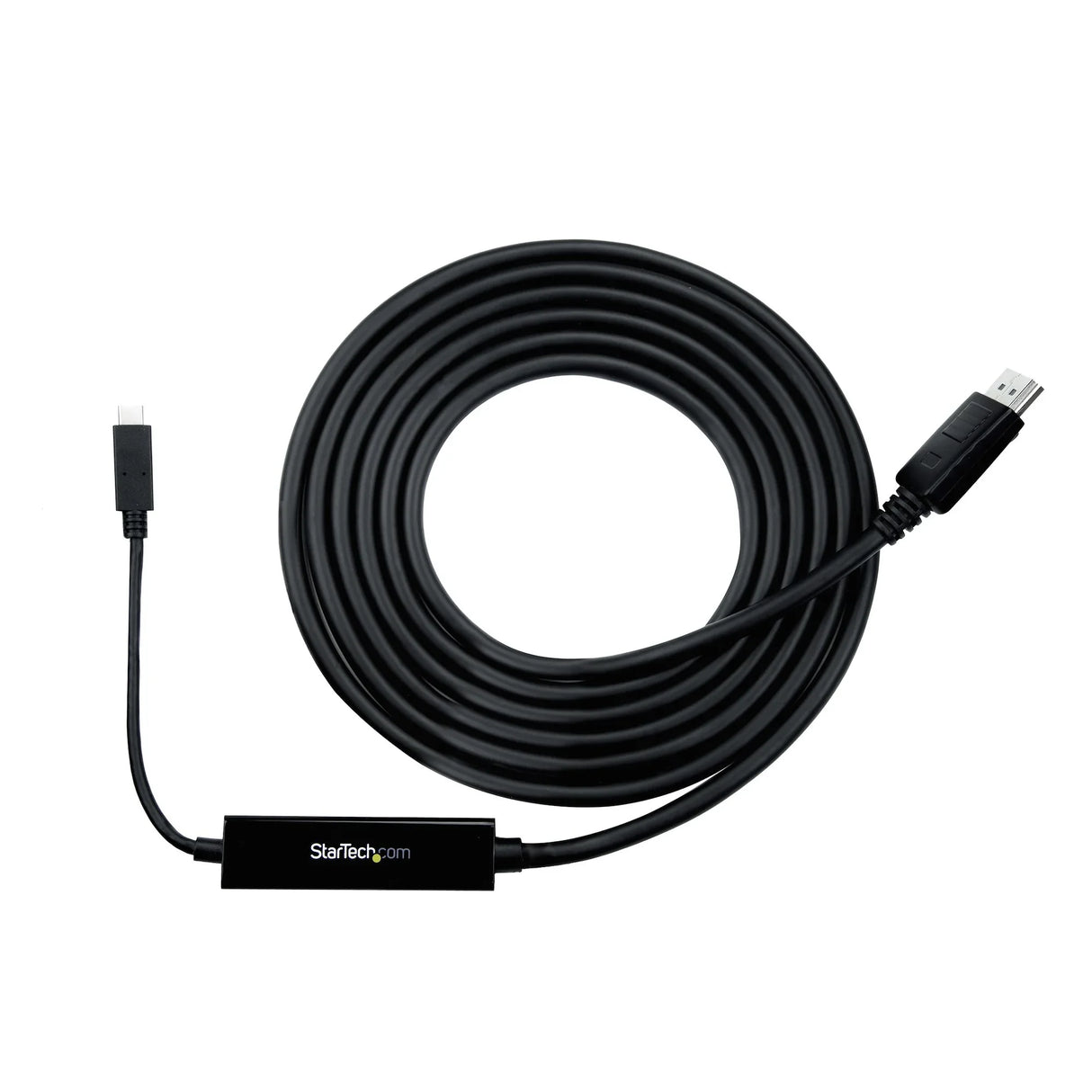 STARTECH 9.8ft|3m USB C to DisplayPort 1.2 Cable 4K 60Hz - USB-C to DisplayPort Adapter Cable - HBR2 USB Type-C DP Alt Mode to DP Monitor Video Cable - Works w| Thunderbolt 3 - Black (CDP2DPMM3MB) (CDP2DPMM3MB)