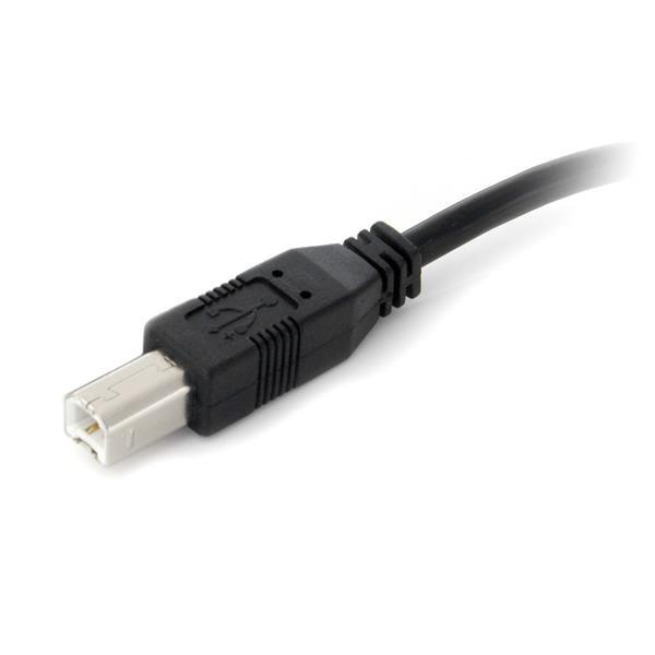 STARTECH 9 m | 30 ft Active USB A to B Cable - M|M - Black USB 2.0 A to B Cord - Printer Cable - Extension USB Cable (USB2HAB30AC) (USB2HAB30AC)