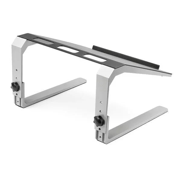STARTECH Adjustable Laptop Stand - Heavy Duty Steel & Aluminum - 3 Height Settings - Tilted - Ergonomic Laptop Riser for Desk (LTSTND) (LTSTND)