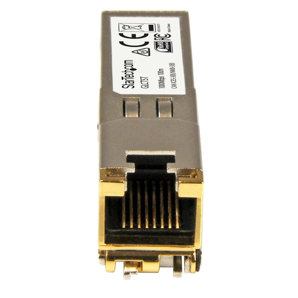 STARTECH Cisco GLC-T Compatible SFP Module - 1000BASE-T - SFP to RJ45 Cat6|Cat5e - 1GE Gigabit Ethernet SFP - RJ-45 100m - Cisco Firepower | ASR920 | IE2000 (GLCTST) (GLCTST)
