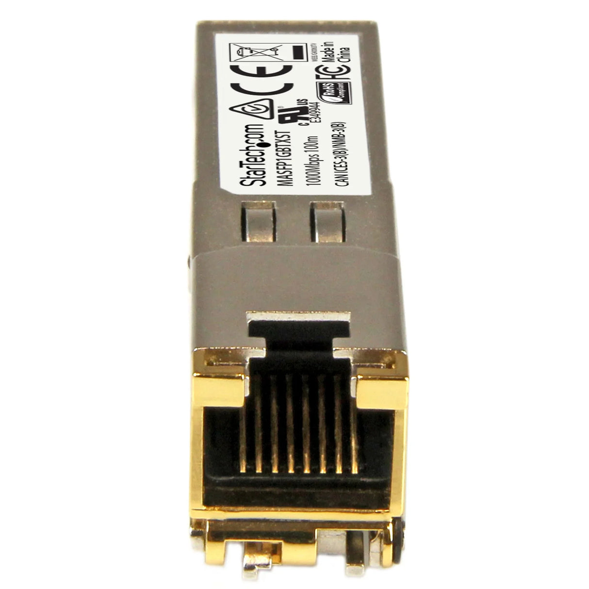 STARTECH Cisco Meraki MA-SFP-1GB-TX Compatible SFP Module - 1000BASE-T - SFP to RJ45 Cat6|Cat5e - 10|100|1000 Mbps - RJ-45 100m - Cisco Meraki MS225 | MX400 | MS250 (MASFP1GBTXST) (MASFP1GBTXST)