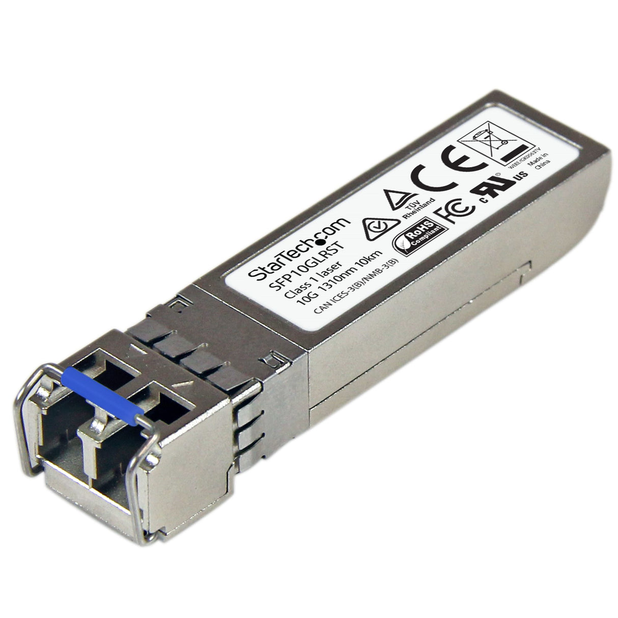 STARTECH Cisco SFP-10G-LR Compatible SFP+ Module - 10GBASE-LR - 10GbE SMF Optic Transceiver - 10GE Gigabit Ethernet SFP+ - LC 10km - 1310nm - DDM Cisco Firepower | ASR9000 | C9300 (SFP10GLRST) (SFP10GLRST)