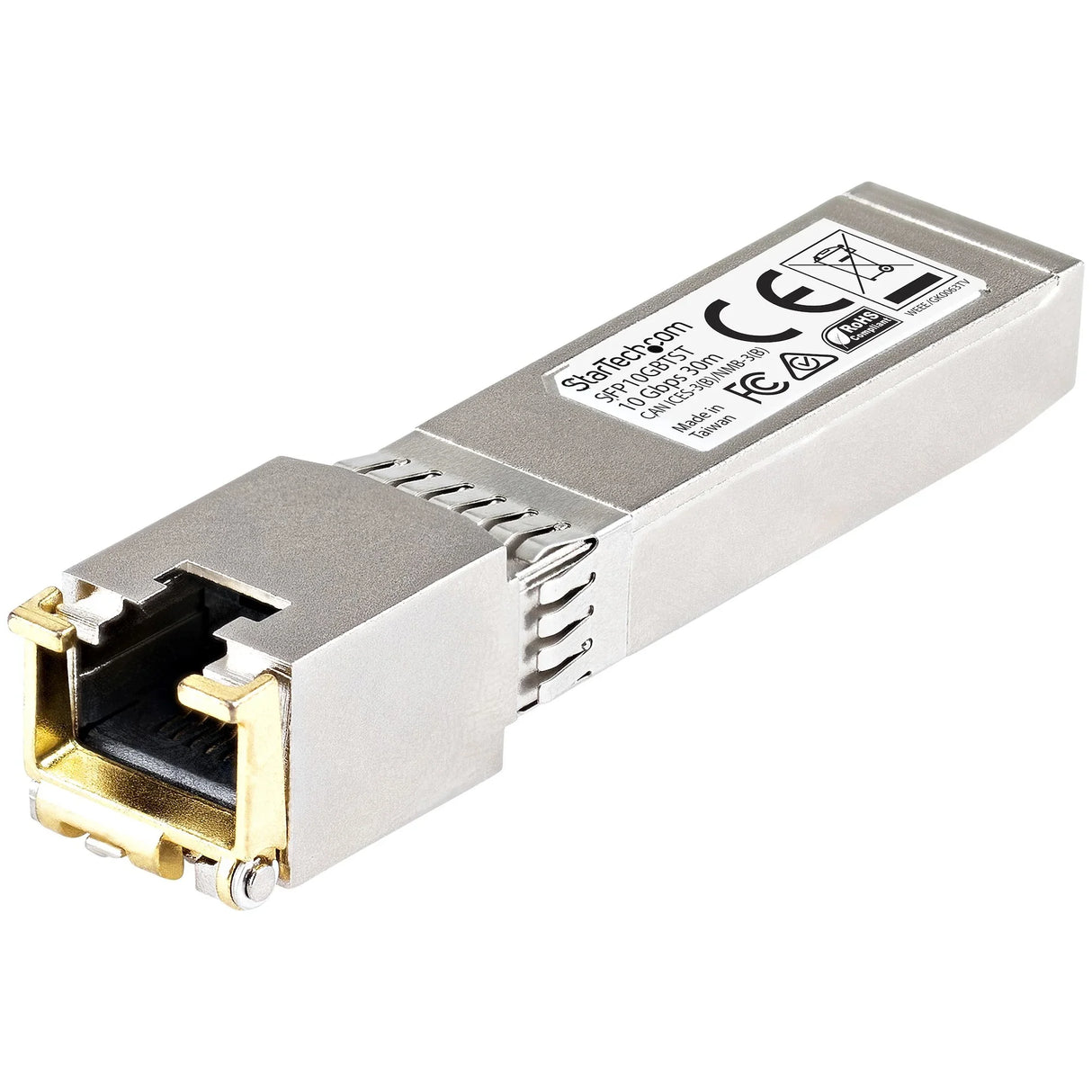 STARTECH Cisco SFP-10GB-TC Compatible SFP+ Module - 10GBASE-T - SFP to RJ45 Cat6|Cat5e - 10GE Gigabit Ethernet SFP+ - RJ-45 30m - Cisco Firepower | ASR1000 | ASR9000 (SFP10GBTCST) (SFP10GBTCST)