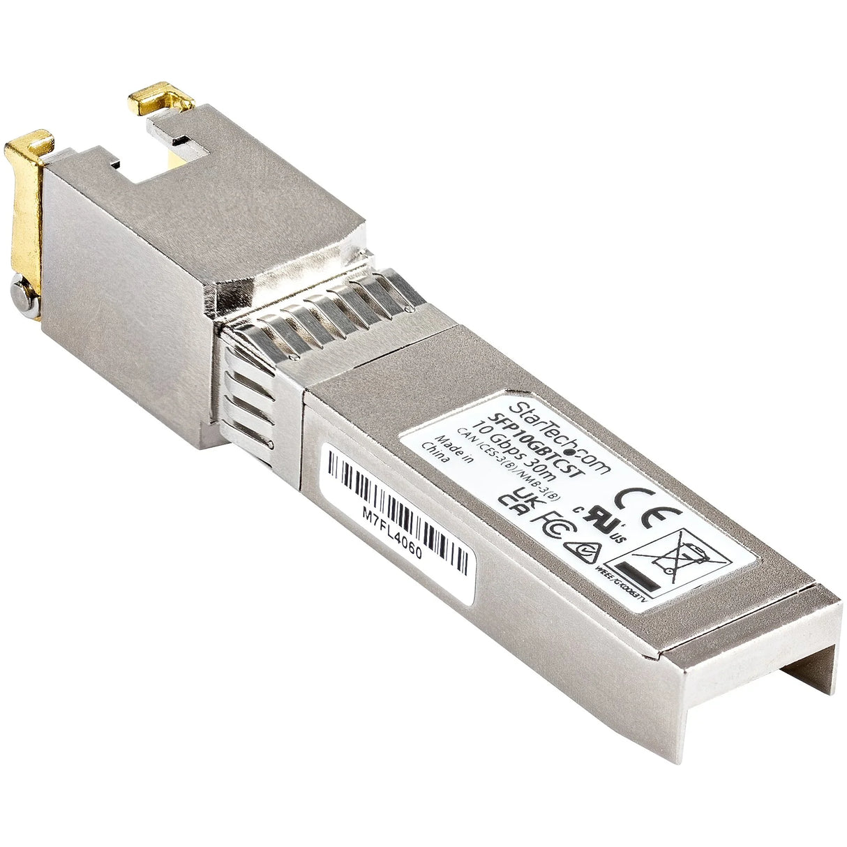 STARTECH Cisco SFP-10GB-TC Compatible SFP+ Module - 10GBASE-T - SFP to RJ45 Cat6|Cat5e - 10GE Gigabit Ethernet SFP+ - RJ-45 30m - Cisco Firepower | ASR1000 | ASR9000 (SFP10GBTCST) (SFP10GBTCST)