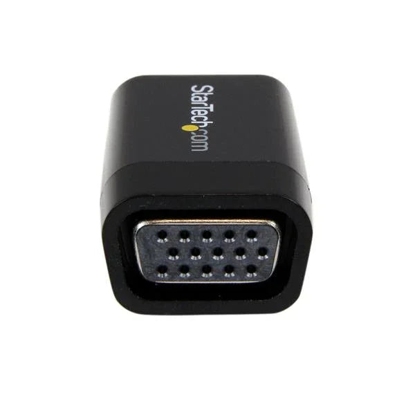 STARTECH Compact HDMI to VGA Adapter Converter | Power Free HDMI Laptop to VGA Monitor | Projector Converter Box - 1920x1200 (HD2VGAMICRO)