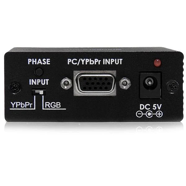 STARTECH Component (YPbPr) | VGA To HDMI Converter With Audio - PC to HDMI - resolutions up to 1080p (HDTV) and (PC) (VGA2HD2)