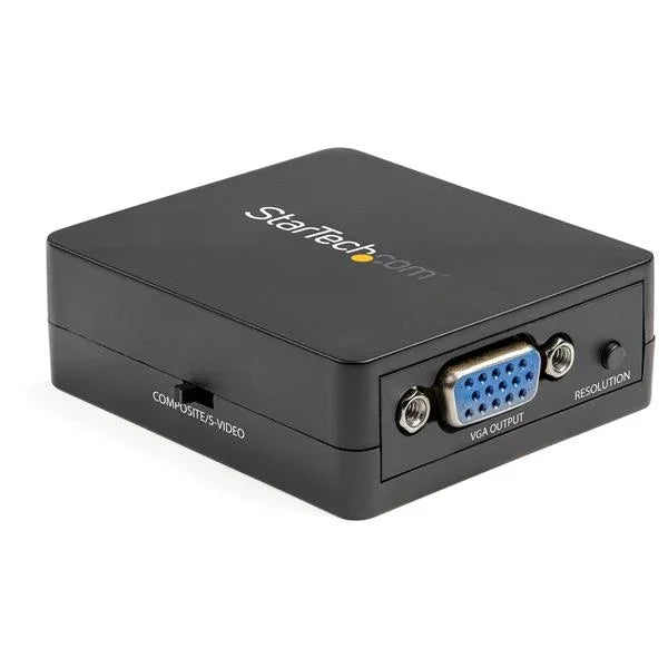STARTECH Composite to VGA Video Converter - NTSC and PAL - 1920x1200 - Composite Video Scaler - S Video to VGA Adapter (VID2VGATV3) (VID2VGATV3)