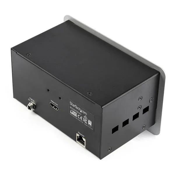 STARTECH Conference Table Connectivity Pop up Box with AV and Data Ports - HDMI | VGA | DisplayPort to 4K HDMI Output (BOX4HDECP2) (BOX4HDECP2)