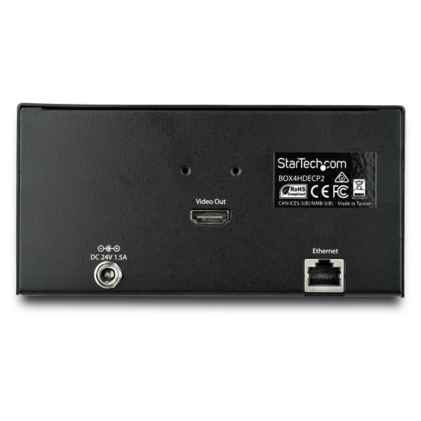 STARTECH Conference Table Connectivity Pop up Box with AV and Data Ports - HDMI | VGA | DisplayPort to 4K HDMI Output (BOX4HDECP2) (BOX4HDECP2)