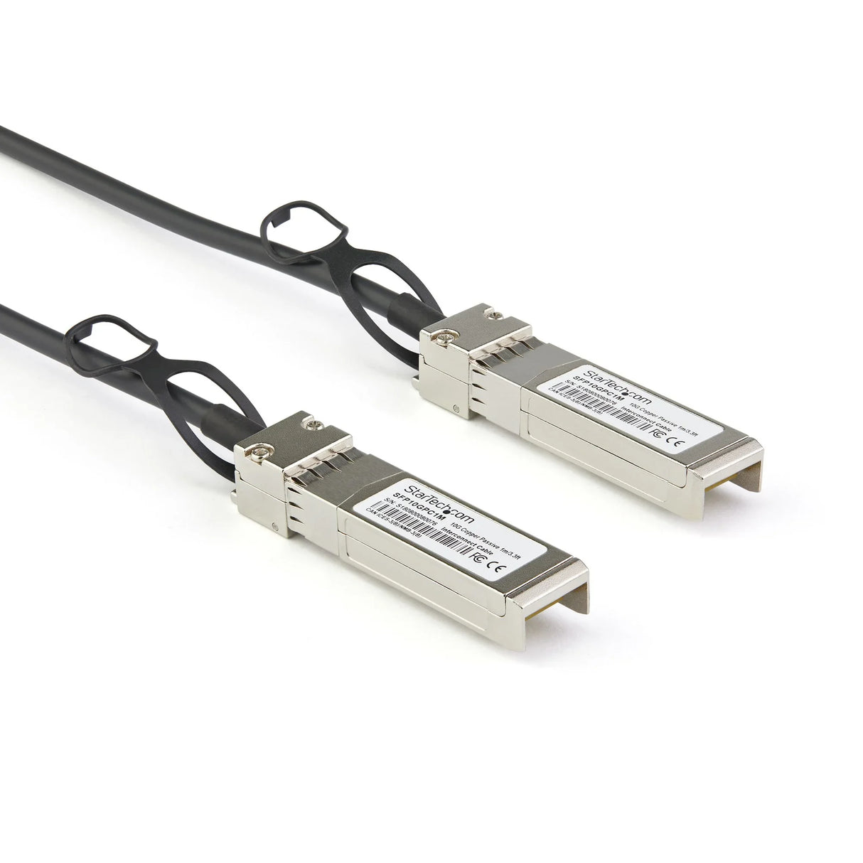 STARTECH Dell EMC DAC-SFP-10G-3M Compatible 3m 10G SFP+ to SFP+ Direct Attach Cable Twinax - 10GbE SFP+ Copper DAC 10 Gbps Low Power Passive Mini GBIC|Transceiver Module DAC (DACSFP10G3M) (DACSFP10G3M)