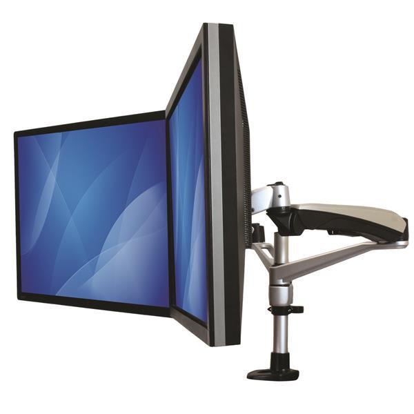 STARTECH Desk Mount Dual Monitor Arm - Full Motion - Premium Dual Monitor Stand - For up to 30” VESA Monitors - Tool-less (ARMDUAL30) (ARMDUAL30)
