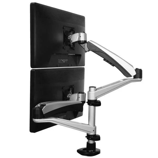 STARTECH Desk Mount Dual Monitor Arm - Full Motion - Premium Dual Monitor Stand - For up to 30” VESA Monitors - Tool-less (ARMDUAL30) (ARMDUAL30)