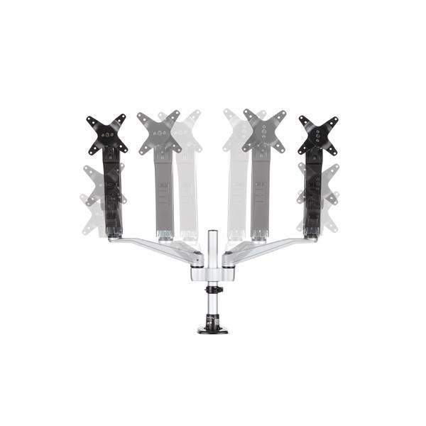 STARTECH Desk Mount Dual Monitor Arm - Full Motion - Premium Dual Monitor Stand - For up to 30” VESA Monitors - Tool-less (ARMDUAL30) (ARMDUAL30)