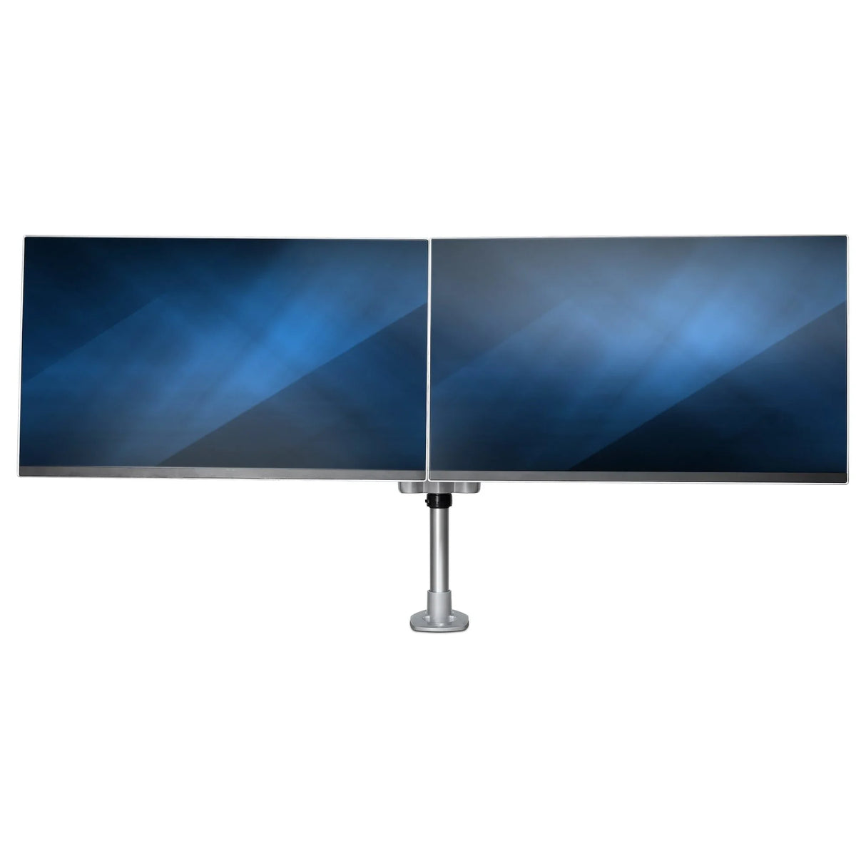 STARTECH Desk Mount Dual Monitor Arm - Premium Articulating Monitor Arm - up to 30” VESA Mount Displays - Height Adjustable Monitor Mount - Rotate|Tilt|Swivel - Clamp|Grommet - Silver (ARMDUALPS) (ARMDUALPS)