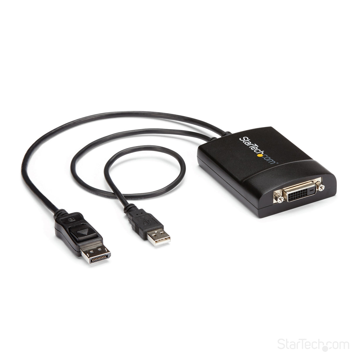 STARTECH DisplayPort to DVI Dual Link Active Adapter - DisplayPort to DVI-D Adapter Video Converter 2560x1600 60Hz - DP 1.2 to DVI Monitor - USB Powered - Latching DP Connector (DP2DVID2) (DP2DVID2)