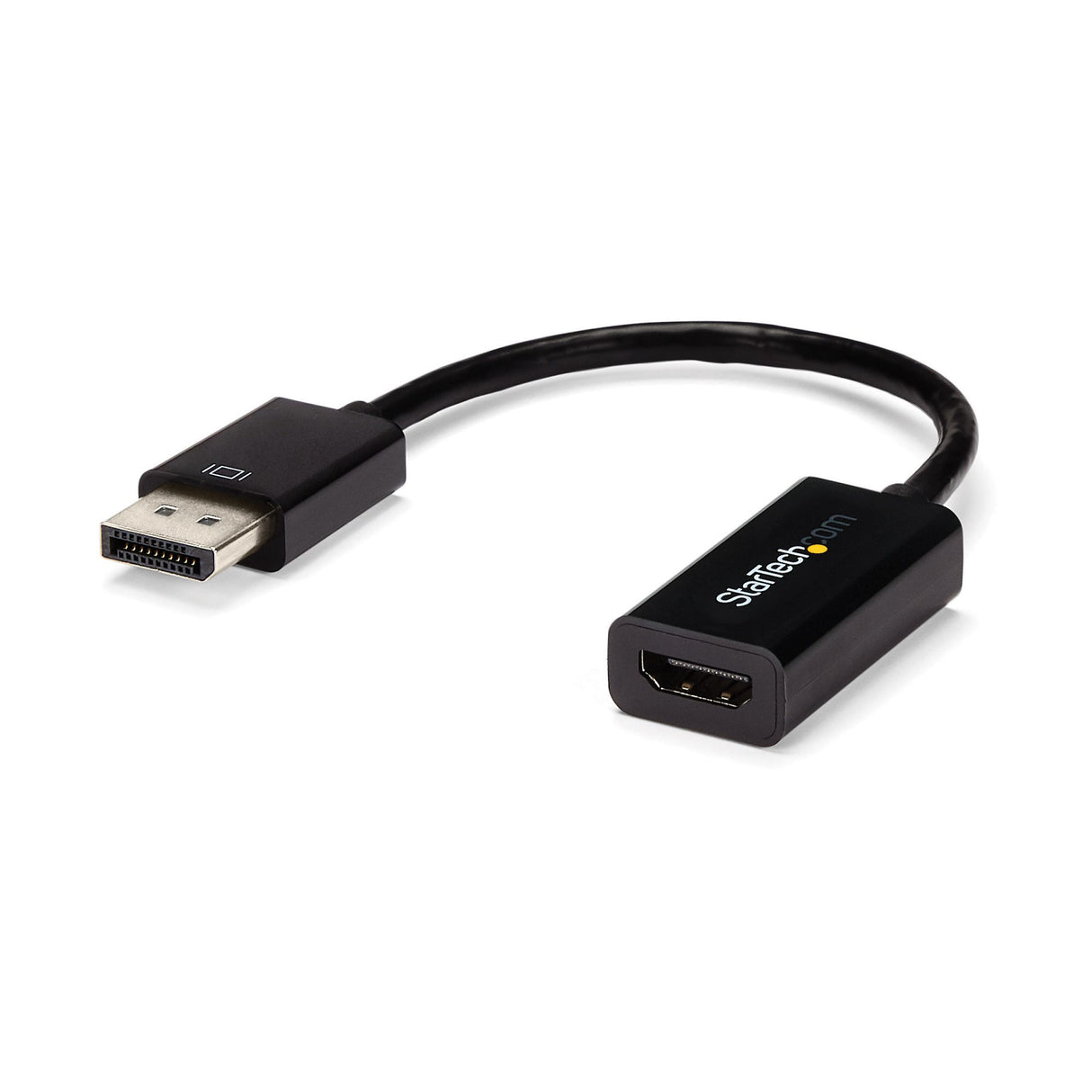 STARTECH DisplayPort to HDMI Adapter - 4K 30Hz Active DisplayPort to HDMI Video Converter - DP to HDMI Monitor|TV|Display Cable Adapter Dongle - Ultra HD DP 1.2 to HDMI 1.4 Adapter (DP2HD4KS) (DP2HD4KS)